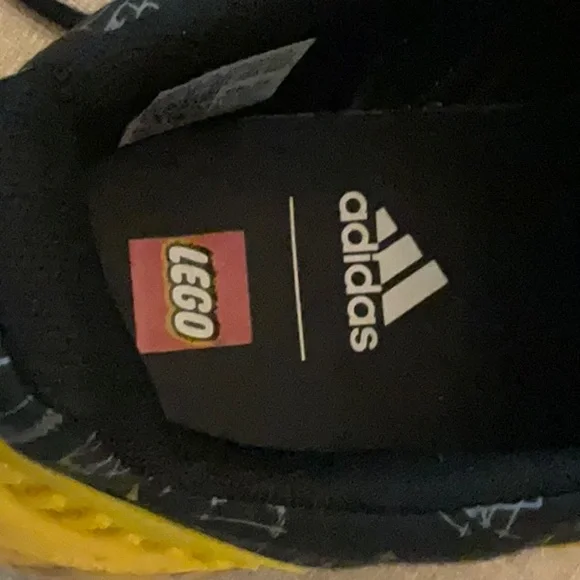 Adidas, size 6.5, black & yellow - Picture 7 of 8